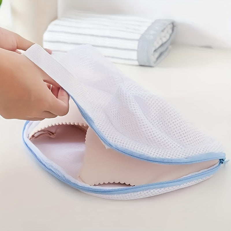 Mesh Underwear Laundry Bag - Machine Washable Organizer for Bras and Lingerie, Prevents Deformation with Zipper Closure - Ideal for Travel, Housekeeping, and Laundry Organization