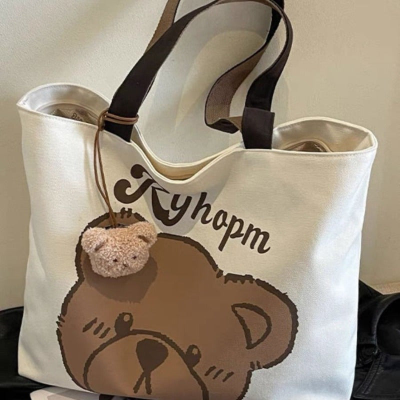 Large capacity Japanese cartoon shoulder bag for students