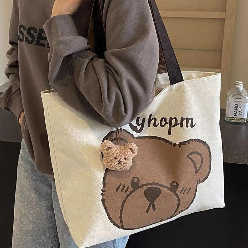 Large capacity Japanese cartoon shoulder bag for students