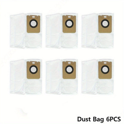 6-Pack of Replacement Dust Bags for the IMOU RV-L11-A 3-in-1 Vacuum Cleaner, Plastic Collector Bags for Home and Office Cleaning Supplies