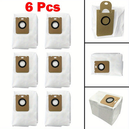 6-Pack of Replacement Dust Bags for the IMOU RV-L11-A 3-in-1 Vacuum Cleaner, Plastic Collector Bags for Home and Office Cleaning Supplies