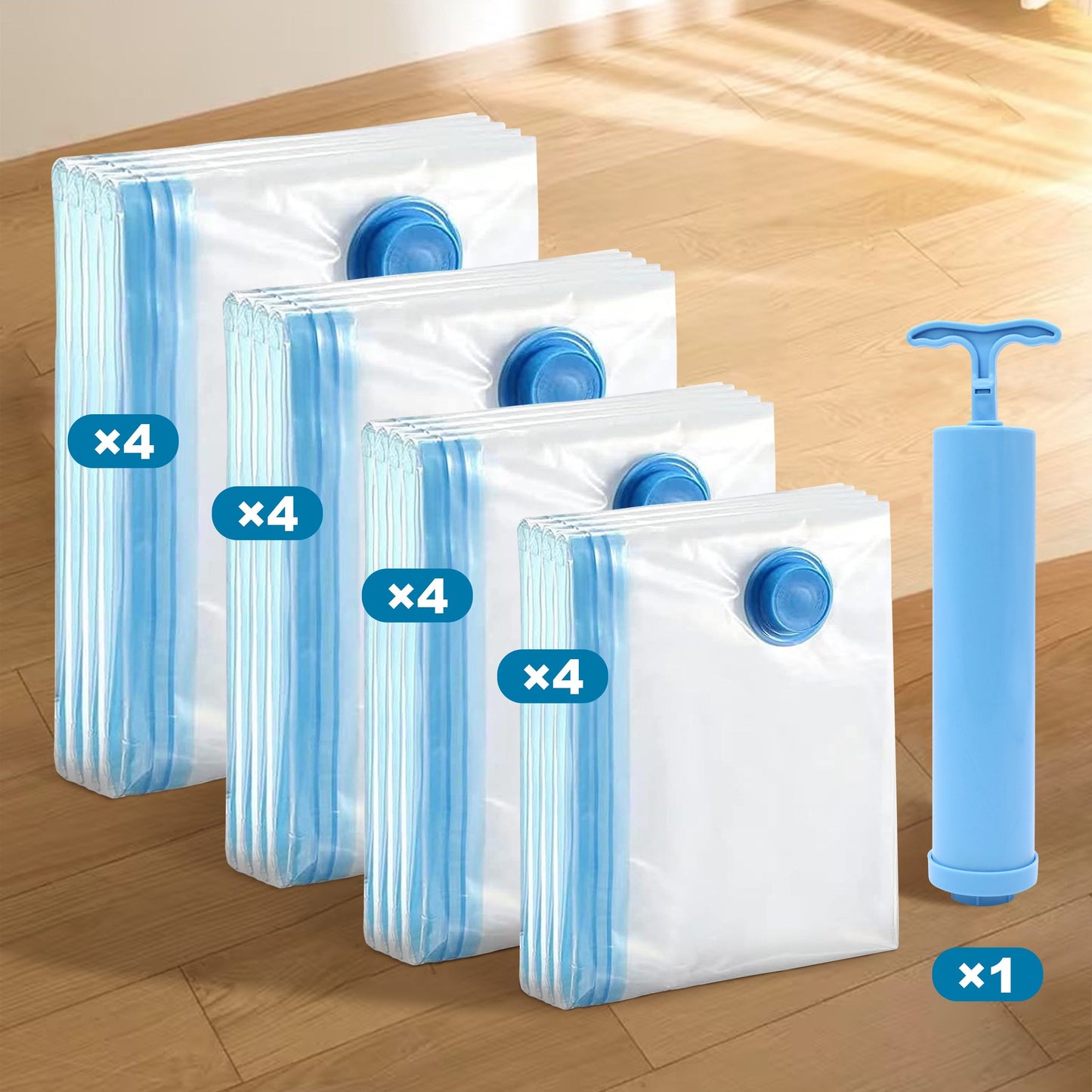 Individually Purchase a Vacuum Compression Storage Bag, Ideal for Sealing and Moving Clothes, Blankets, Shirts, Sweaters, Quilts. Perfect for Dorms, Closets, Wardrobes, Bedrooms, and Bathrooms. Save Space with this Household Organizer that Includes a