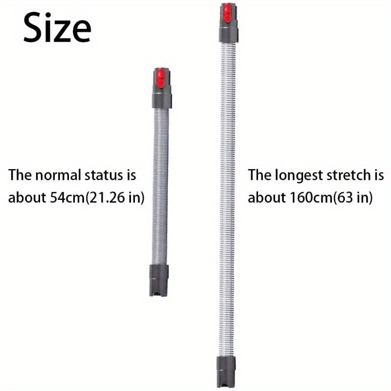 Extend your Dyson Cordless Vacuum with our hose extension - perfect for V7, V8, V10, V11, V12, and V15 models. Made from durable plastic, this floor attachment enhances cleaning performance.