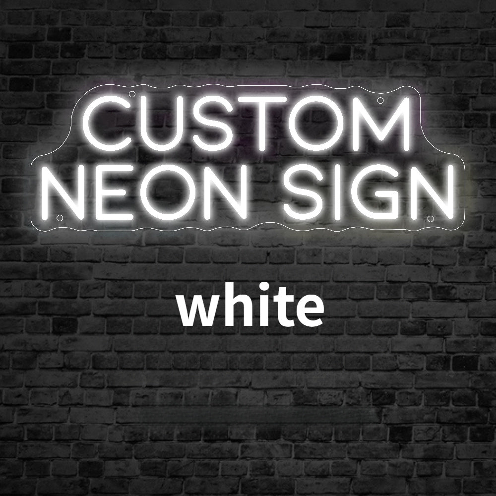 Customizable Dual-Row LED Neon Sign with adjustable brightness and 10 color options. Ideal for bedroom, weddings, and parties - perfect gift for special occasions.