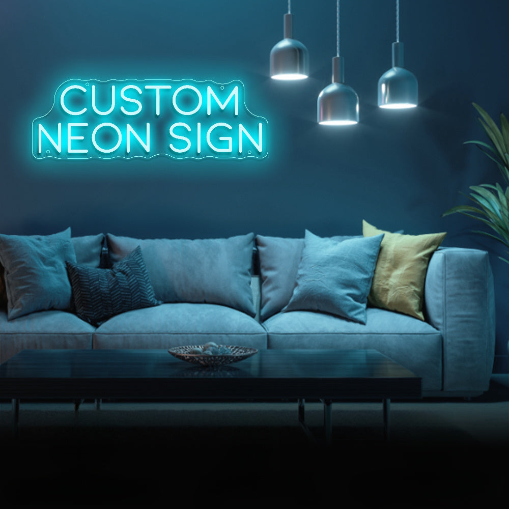 Customizable Dual-Row LED Neon Sign with adjustable brightness and 10 color options. Ideal for bedroom, weddings, and parties - perfect gift for special occasions.