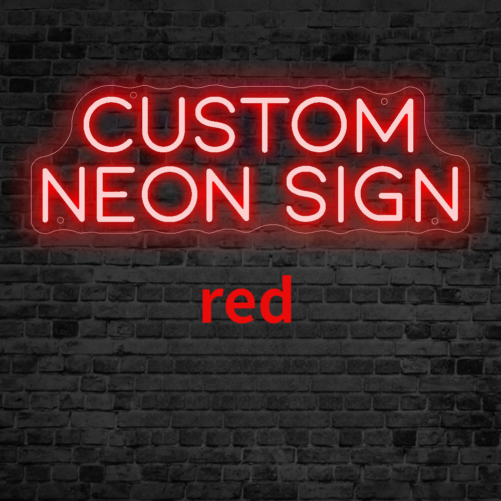 Customizable Dual-Row LED Neon Sign with adjustable brightness and 10 color options. Ideal for bedroom, weddings, and parties - perfect gift for special occasions.