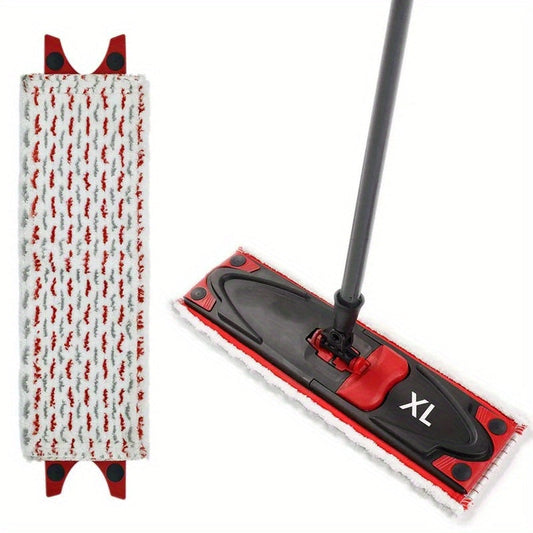 XL Microfiber Mop Head by Vileda Ultramax: Durable and Reusable Floor Cleaning Pad with Vacuum Attachment for Home and Kitchen. Made of High-Quality Plastic and Fabric Material. Perfect Floor Cleaning Accessory.