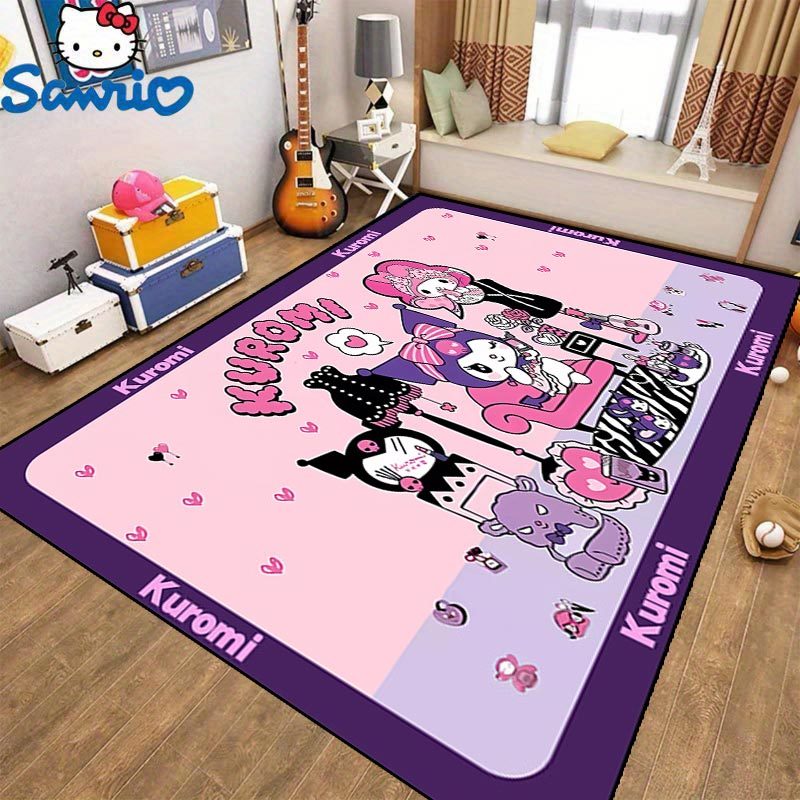 One piece of Sanrio Carpet, which is plush and has a non-slip backing, perfect for use in bedrooms, entrances, or hallways.