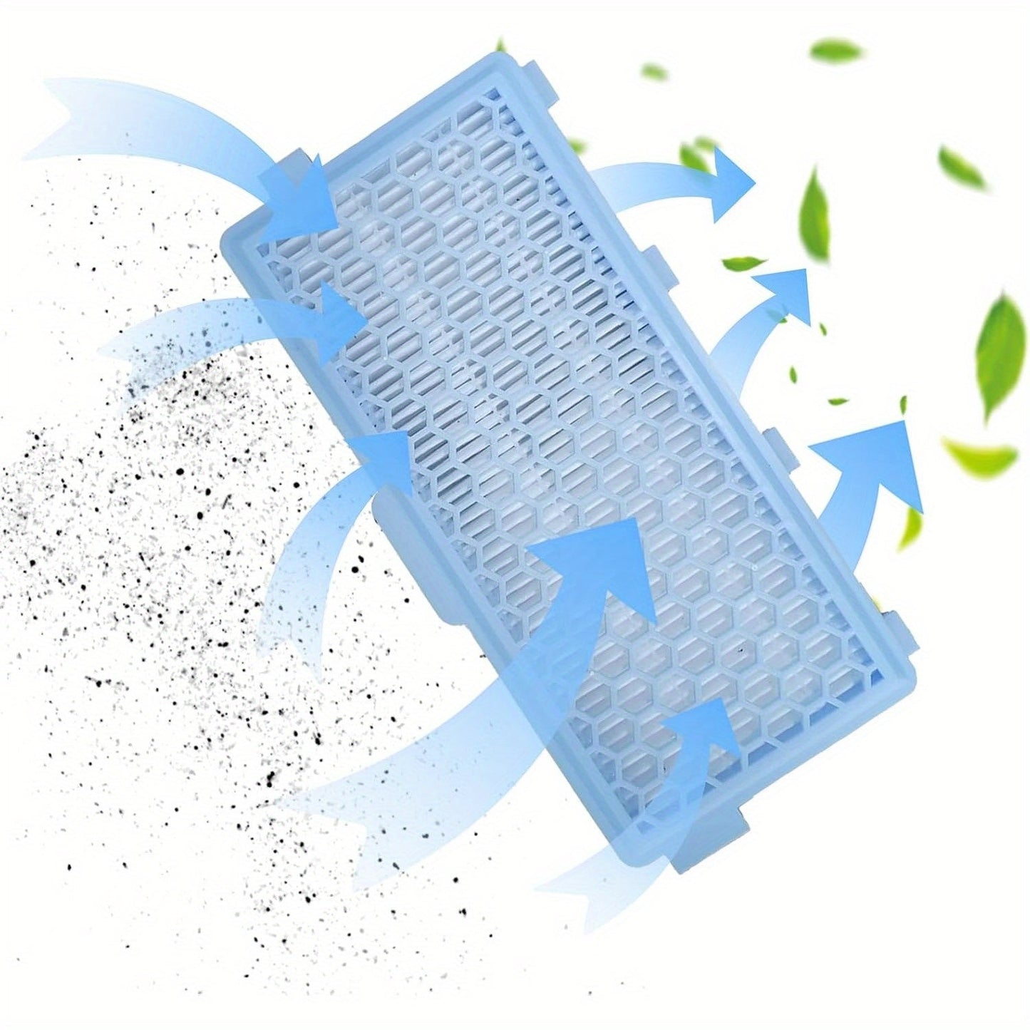 One pack of High-Efficiency Particulate Air Filtration AirClean Filter for S4000/S5000 Series Vacuum Cleaner Accessory.