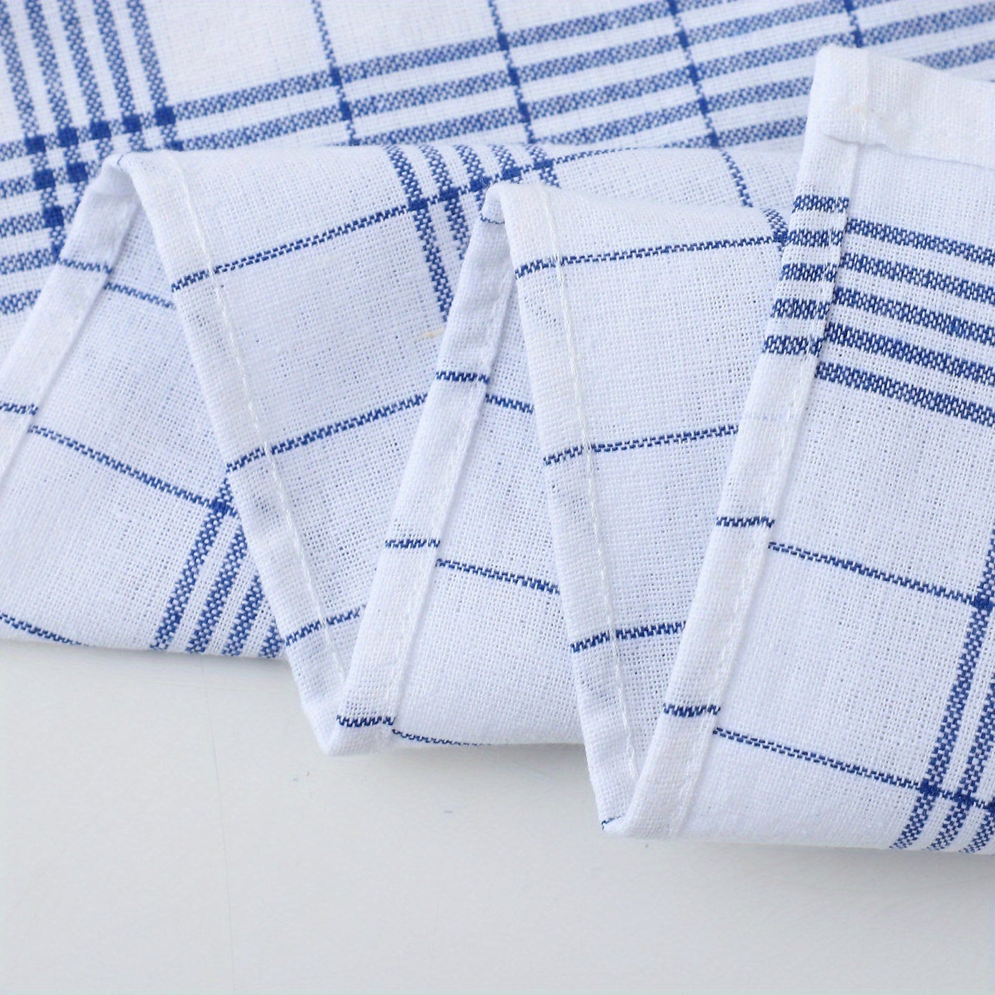 6 dishcloths and 2 color kitchen tea towels, mesh kitchen towels, cotton fabric striped and checkered kitchen towels in blue check and red check patterns. These towels are perfect for kitchen and dining, and make great gifts!Kitchen supplies.