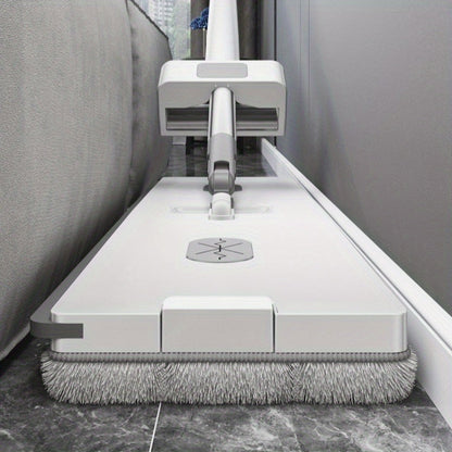 The Multifunctional Flat Mop and Bucket Set is a convenient solution for all your cleaning needs. This hand-free washable mop is perfect for dual wet and dry cleaning on a variety of surfaces including tile, marble, and hardwood floors. With its dust