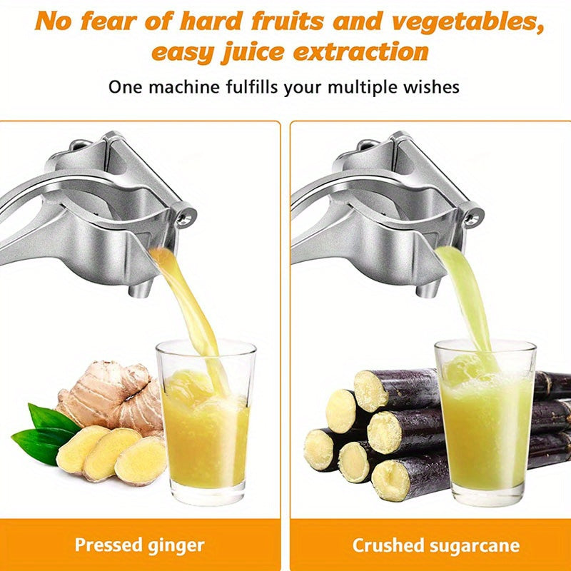 Durable Hand Press Citrus Juicer in Stainless Steel - Robust Squeezer for Orange, Lime, and Grapefruit - Top-notch Extractor for Fresh Juice, Efficient Presser, and Juice Maker