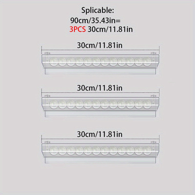 Kitchen Receipt Holder with Adjustable Lengths of 30/40/50/90/120/150cm, Made of Plastic for Restaurant, Cafe, or Home Kitchen Use. Features Seamless Splicing and is Food Contact Safe.