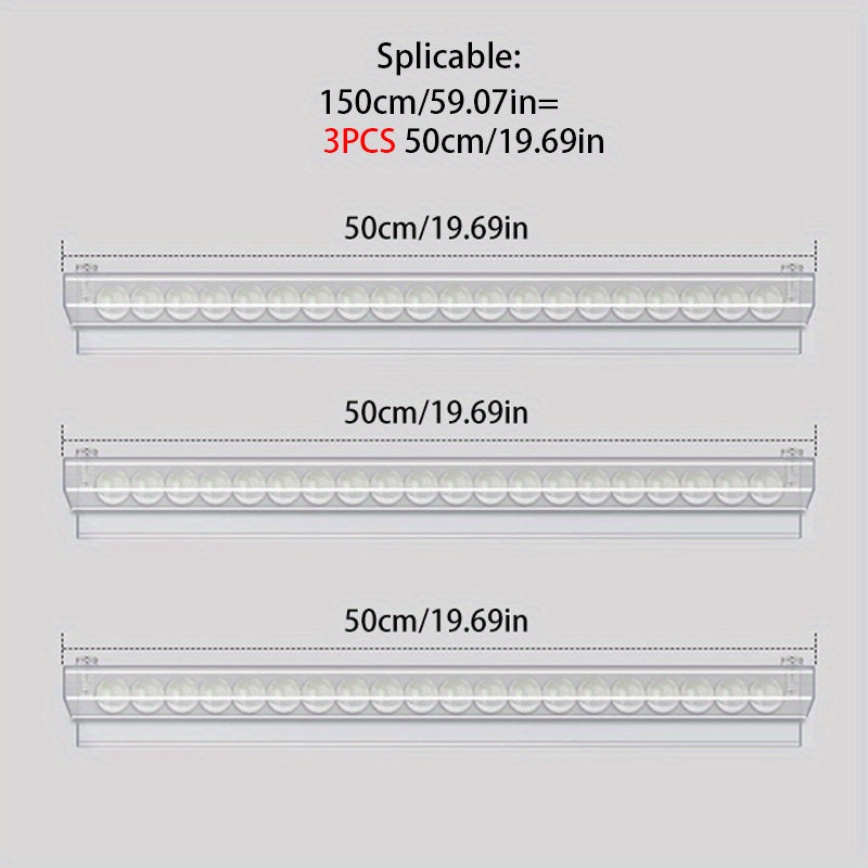 Kitchen Receipt Holder with Adjustable Lengths of 30/40/50/90/120/150cm, Made of Plastic for Restaurant, Cafe, or Home Kitchen Use. Features Seamless Splicing and is Food Contact Safe.