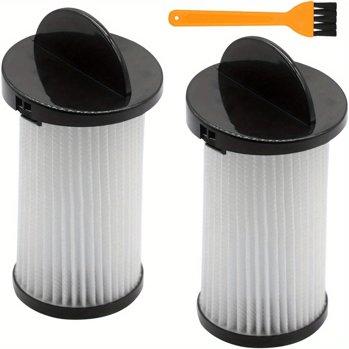 Two pieces of HEPA Pre-Motor Filters are available for replacement in Eye-Vac Home, Pro, Pet, Air, and Plus Series Vacuum Cleaners, as well as NeoVac Elite Vacuums. These filters can be used with Part # EV-PMF.