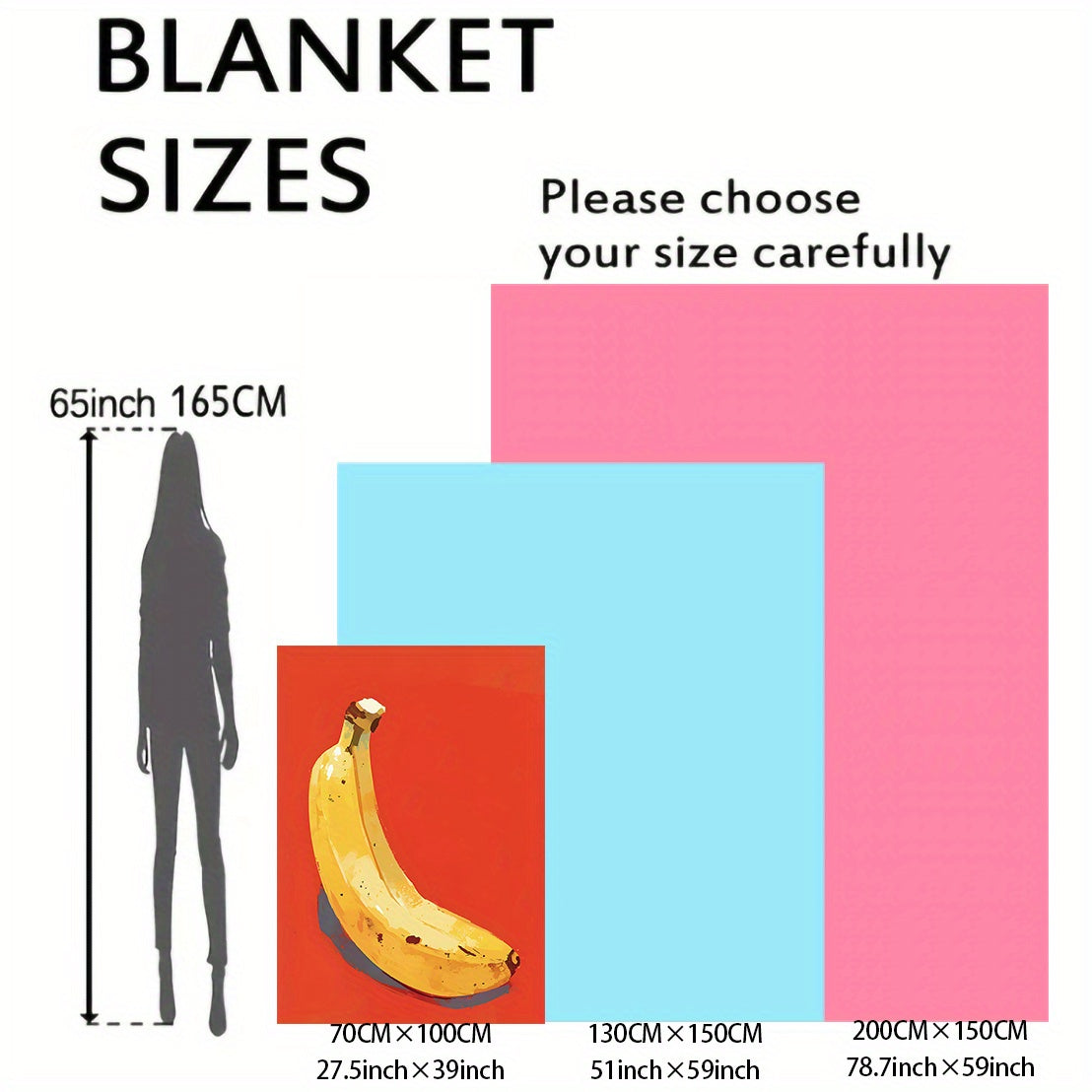 One-piece Cozy Contemporary Style Banana Print Flannel Throw Blanket - Soft, Lightweight, All-Season Knitted Polyester Blanket Perfect for Bed, Sofa, Office, Gift, Camping, and Travel - Featuring a Digital Print Design