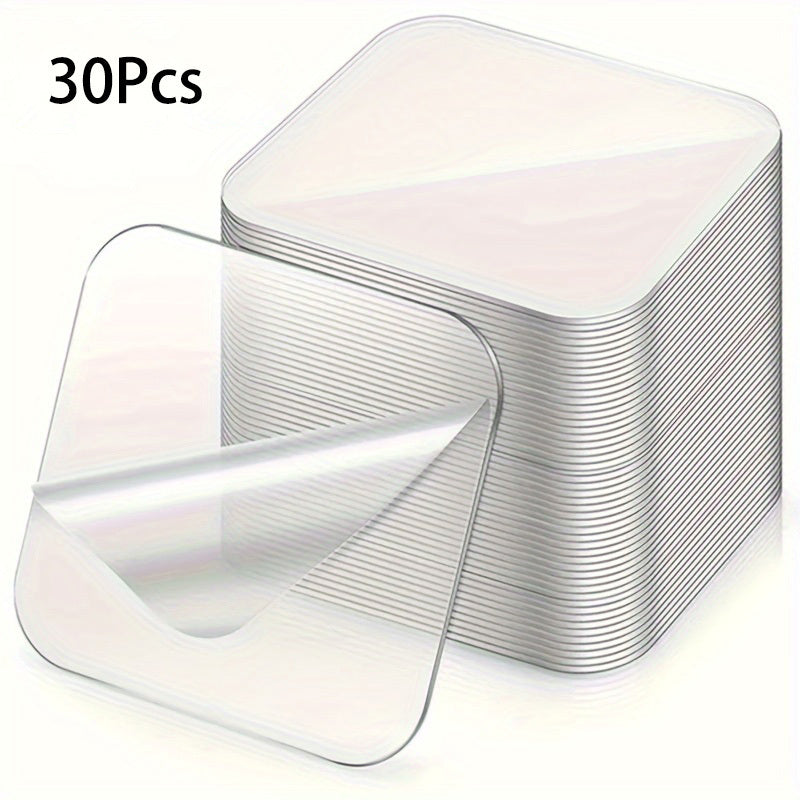 30 double-sided nano traceless stickers for household, car, or wall use.