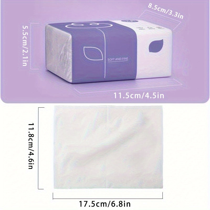 2/4/6 packs of high-quality 4-ply facial tissue with 6 sheets per pack. Each sheet has 240 sheets and is recyclable. Suitable for face, toilet, and napkin use. Durable and absorbent