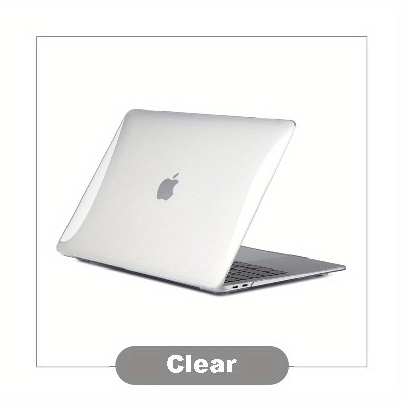 Crystal clear acrylic case for MacBook Air M1/M2/M3 & Pro 13/14/16, Air 15.3 - Transparent protective cover.