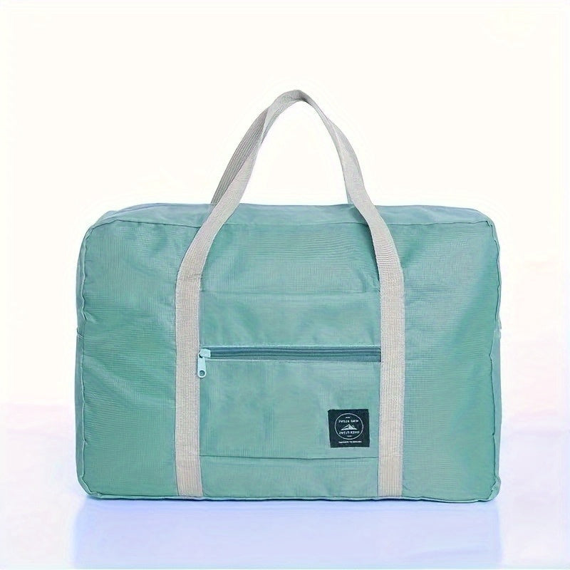 Multipurpose travel duffle bag with zipper, suitable for toiletries and essentials, light and portable.