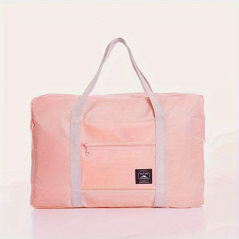 Multipurpose travel duffle bag with zipper, suitable for toiletries and essentials, light and portable.