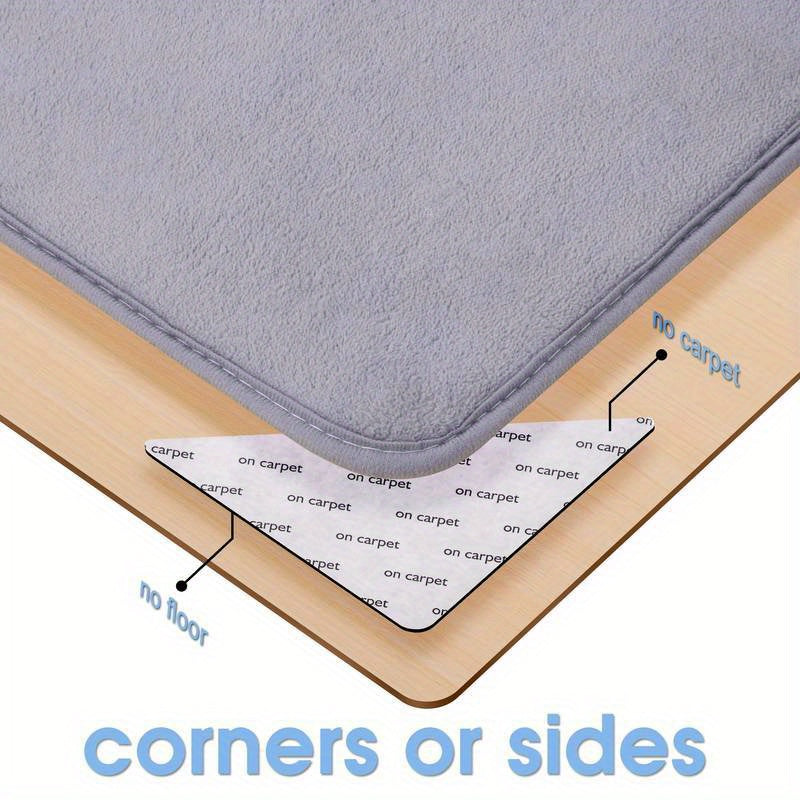 Keep your rugs securely in place with the 8-piece Miracle Rug Grippers. These grippers are reusable, washable, and vacuum-sealed for a super grip on hardwood and tiles. They are non-slip, easy to apply, floor-safe, and will keep your rugs firmly in place.