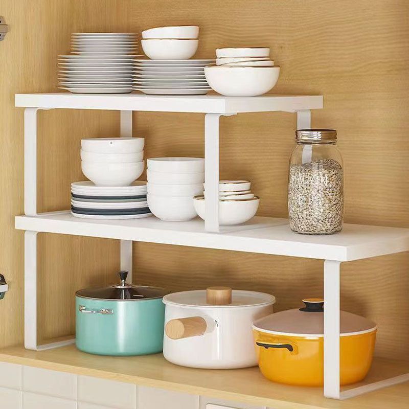 Get organized for the autumn and winter seasons with this Multi-Layer Kitchen Storage Rack. This space-saving countertop organizer makes the perfect Christmas or Halloween gift. Made of durable metal, this rack requires no power, making it convenient and