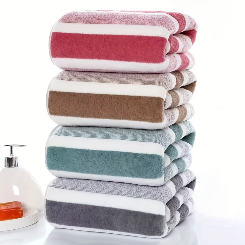 Luxurious Coral Fleece Towel Set, Soft and Absorbent, Perfect for Pool, Home, Gym, RV Bathroom - Quick-Dry and Versatile.