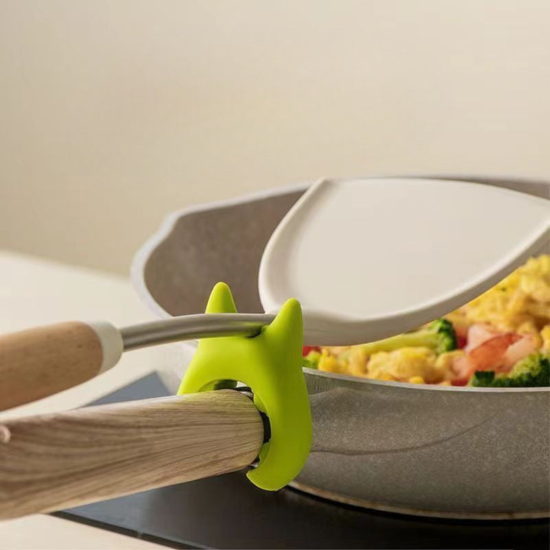 Innovative No-Drill Spatula Holder for the Kitchen - Anti-Scald, Integrated Design for Convenient Cooking and Storage