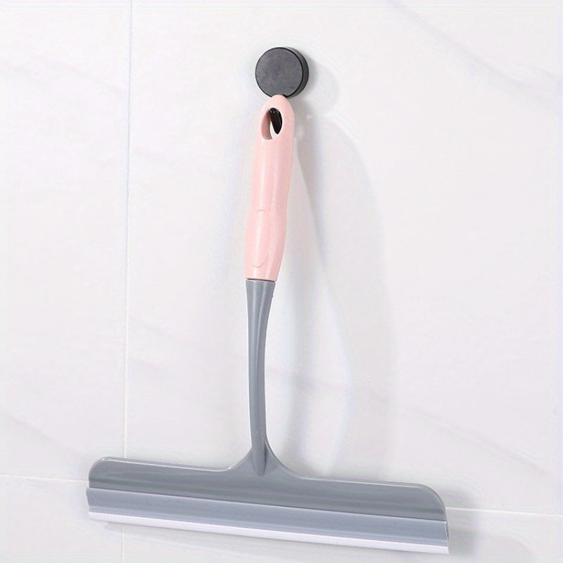 A versatile cleaning set perfect for tackling multiple surfaces, the 2-in-1 Multi-Surface Scrubbing Sponge and Spray Bottle includes a Glass Wiper for easy cleaning of cars, windows, floors, and walls. Ideal for use in the living room, bathroom, or car.