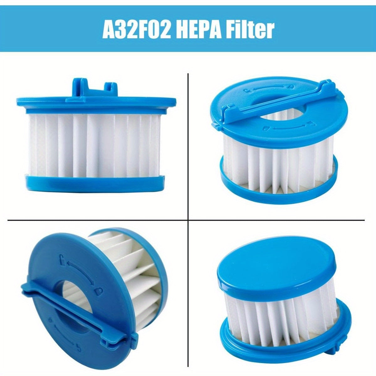 Get a HEPA Filter Replacement Set for your Ryobi ONE+ 18V Wet/Dry Hand Vacuums. This set is compatible with Models PCL702, PCL702B, and PCL702K, and includes 3 filters along with a convenient cleaning brush.