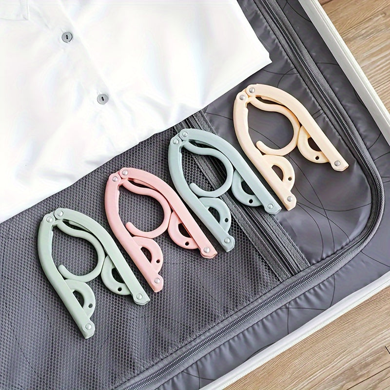 10pc Portable Folding Travel Hangers - Essential Cruise Accessories, Space-Saving Clothes Drying Racks