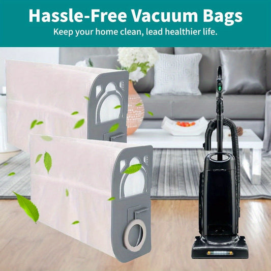 Replace your Riccar vacuum cleaner with 6pcs of R25 Vacuum Bags. These HEPA vacuum bags are compatible with the Riccar R25 Series models R25S, R25D, and R25P upright vacuum cleaners.