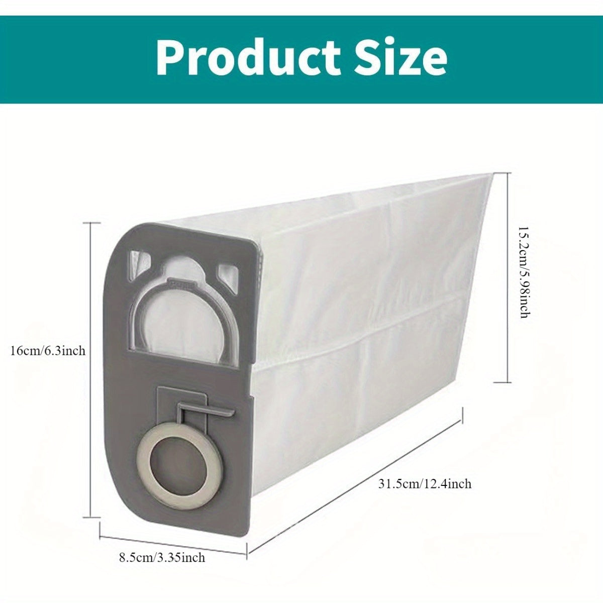 Replace your Riccar vacuum cleaner with 6pcs of R25 Vacuum Bags. These HEPA vacuum bags are compatible with the Riccar R25 Series models R25S, R25D, and R25P upright vacuum cleaners.