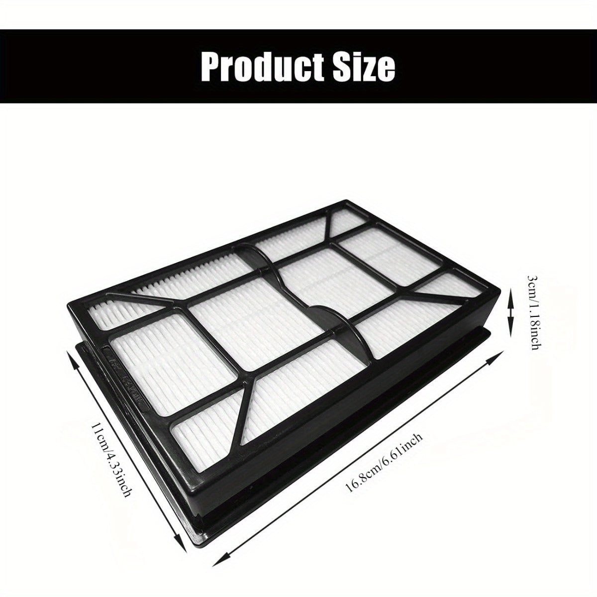 Compatible with Kenmore Elite upright and canister vacuums including models 10065, 21814, 22614, 31140, 31150, 40195, 81714, BU1005, BU1017, and BU1018, the HEPA Replacement Filter EF-9 53296 is a perfect fit for your home cleaning needs.