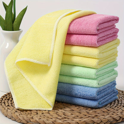 5 to 10 pieces of Kitchen Wipes, these Reusable Cleaning Cloths are Oil-Free and versatile. Use them as Dish Cloths or Multi-Purpose Cleaning Towels for various household chores. They are durable and absorbent, making it easy to remove stains and grease.