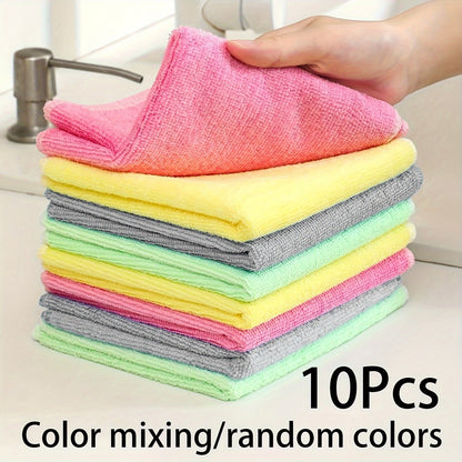 5 to 10 pieces of Kitchen Wipes, these Reusable Cleaning Cloths are Oil-Free and versatile. Use them as Dish Cloths or Multi-Purpose Cleaning Towels for various household chores. They are durable and absorbent, making it easy to remove stains and grease.