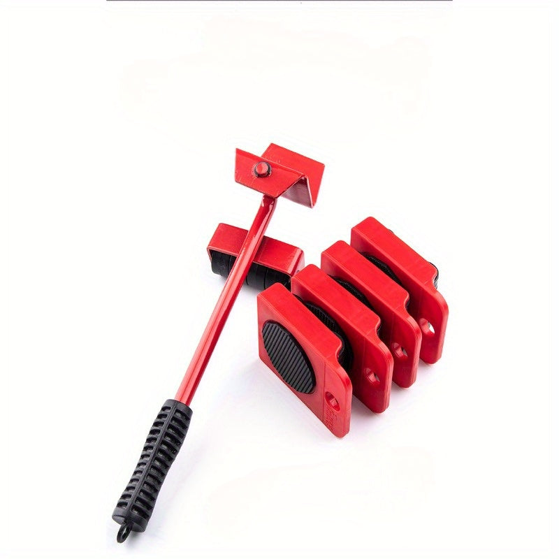 Alloy Moving Dolly Set with Pulley System - Furniture Mover for Heavy Appliances - Effort-Saving Tool Kit