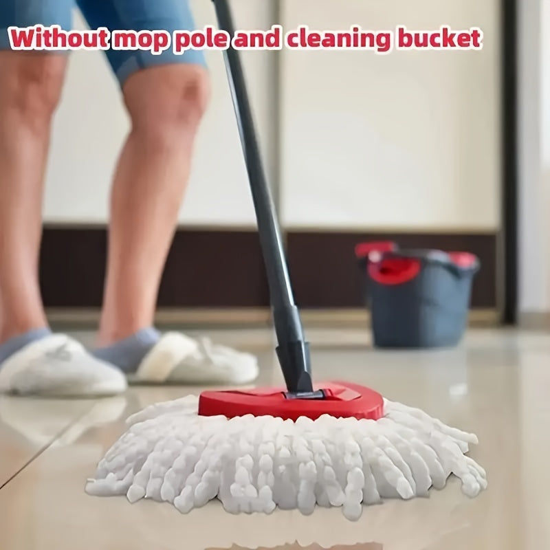 Vileda O-Cedar Spin Mop Microfiber Refill Head - 1 Piece, Reusable with No Need for Batteries - Ideal for Cleaning Living Rooms, Bedrooms, Bathrooms, Kitchens, and Floors.