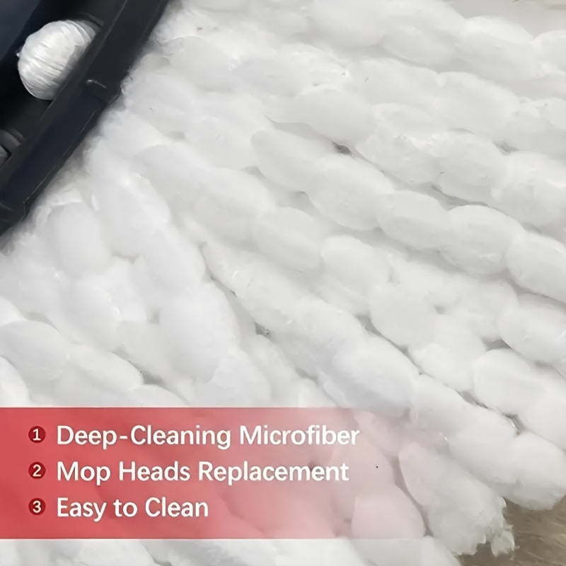 Vileda O-Cedar Spin Mop Microfiber Refill Head - 1 Piece, Reusable with No Need for Batteries - Ideal for Cleaning Living Rooms, Bedrooms, Bathrooms, Kitchens, and Floors.