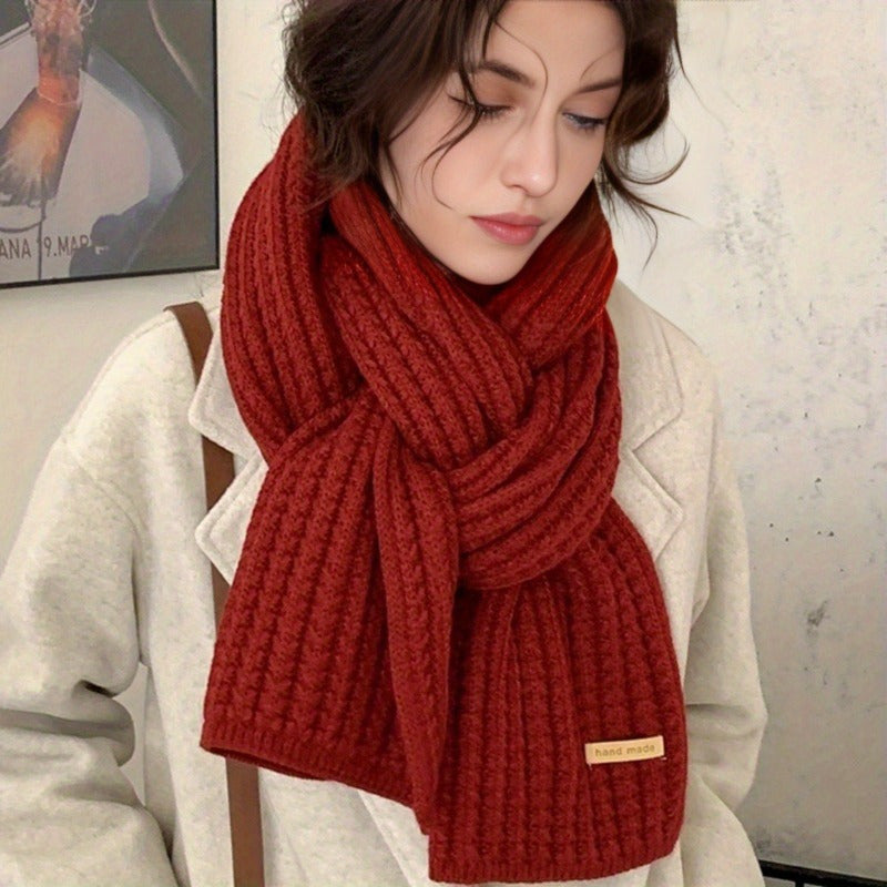 Classic Knit Scarf - Cozy, Stylish, and Timeless Winter Essential for Both Men and Women, Ideal Holiday Present