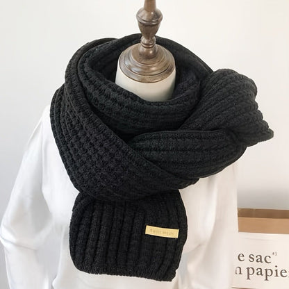 Classic Knit Scarf - Cozy, Stylish, and Timeless Winter Essential for Both Men and Women, Ideal Holiday Present