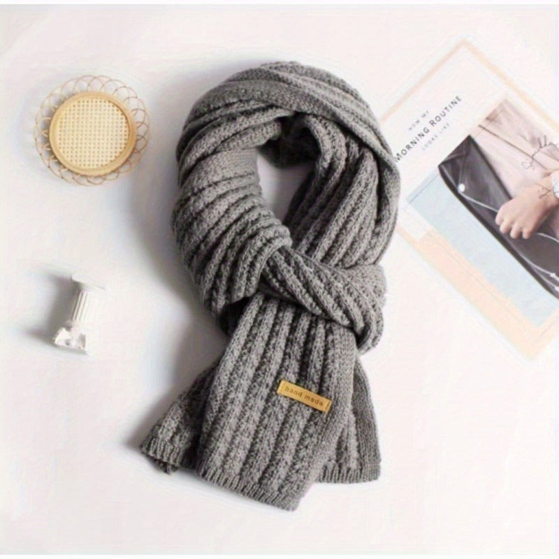 Classic Knit Scarf - Cozy, Stylish, and Timeless Winter Essential for Both Men and Women, Ideal Holiday Present