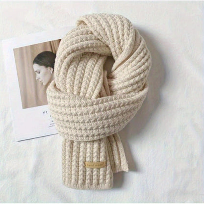 Classic Knit Scarf - Cozy, Stylish, and Timeless Winter Essential for Both Men and Women, Ideal Holiday Present