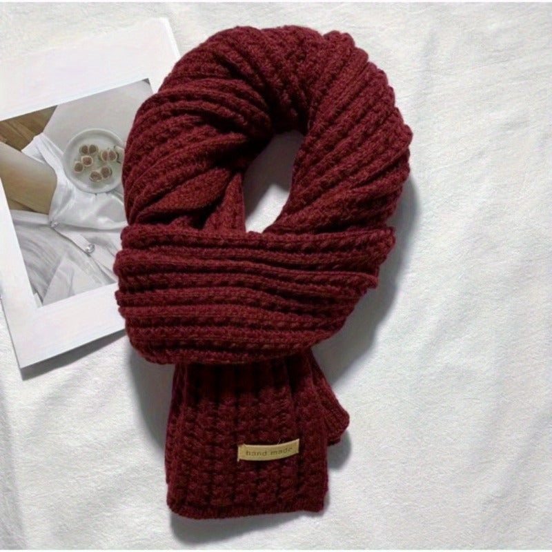 Classic Knit Scarf - Cozy, Stylish, and Timeless Winter Essential for Both Men and Women, Ideal Holiday Present