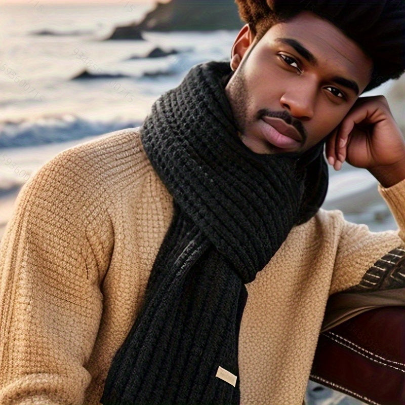 Classic Knit Scarf - Cozy, Stylish, and Timeless Winter Essential for Both Men and Women, Ideal Holiday Present