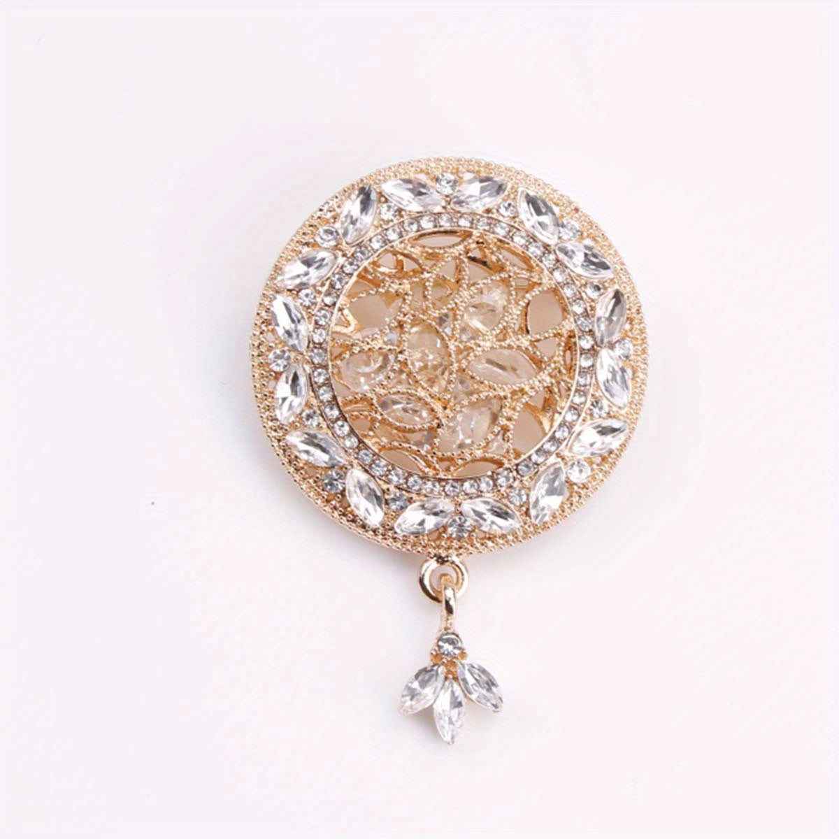 Zarif Rhinestone Brooch Pin - Vintage va Zamonaviy Usulning Aralashmasi, Kiyimlar va Sviterlarni Yaxshilaydi, U uchun Ajoyib Hediye