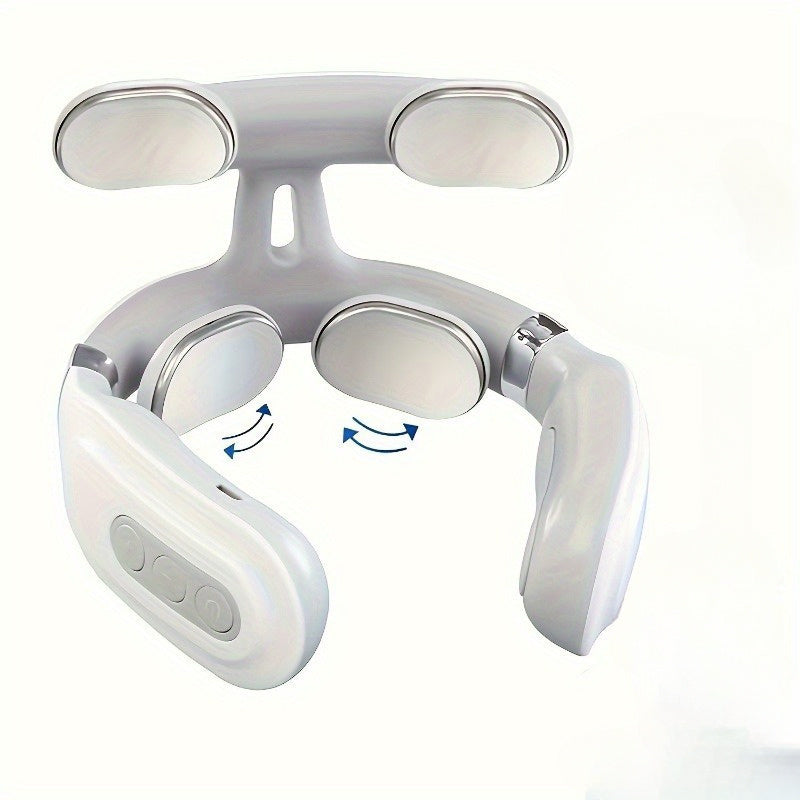 Portable intelligent neck massager for neck and shoulder massage, perfect holiday gift for family members of all ages.