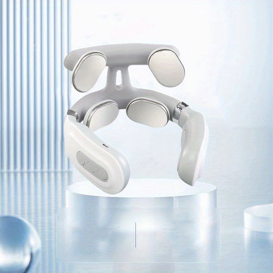 Portable intelligent neck massager for neck and shoulder massage, perfect holiday gift for family members of all ages.