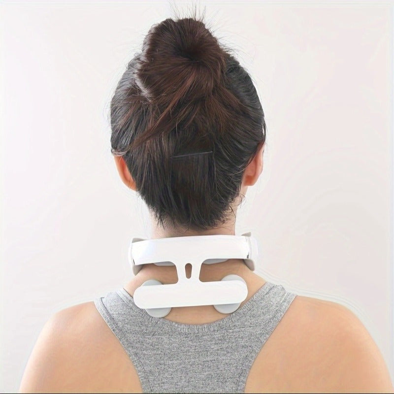 Portable intelligent neck massager for neck and shoulder massage, perfect holiday gift for family members of all ages.